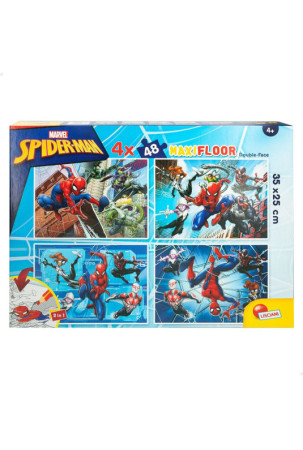 Vaikiška puzlė Spider-Man Dvipusis “Keturi viename” 48 Dalys 35 x 1,5 x 25 cm (6 vnt.)