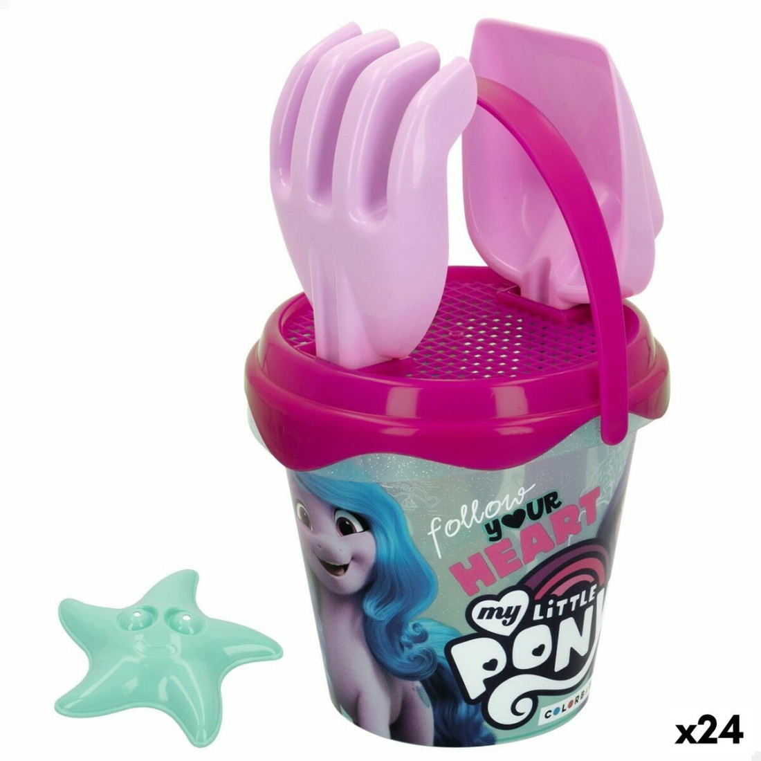 Paplūdimio žaislai My Little Pony Ø 14 cm polipropileno (24 vnt.)