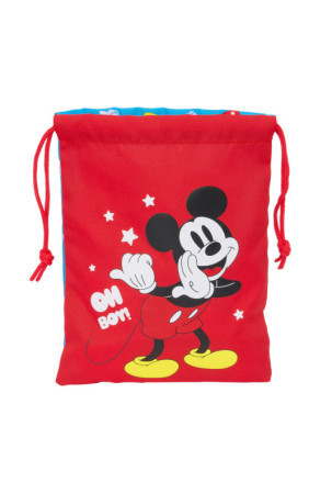 Priešpiečių dėžutė Mickey Mouse Clubhouse Fantastic 20 x 25 x 1 cm Maišas Mėlyna Raudona