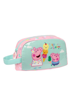 Šiluminė pietų dėžutė Peppa Pig Ice cream Rožinė Mėtos 21.5 x 12 x 6.5 cm