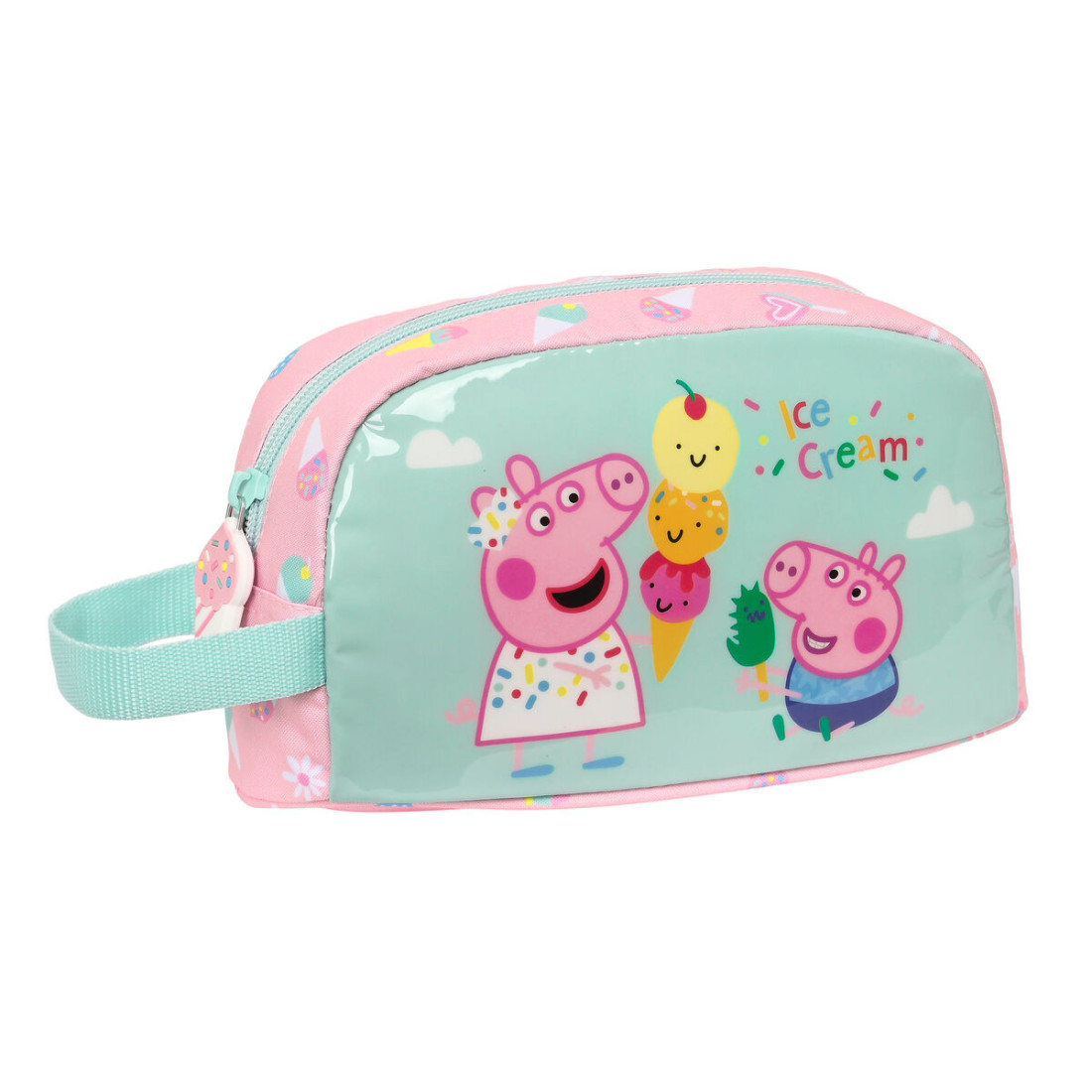 Šiluminė pietų dėžutė Peppa Pig Ice cream Rožinė Mėtos 21.5 x 12 x 6.5 cm