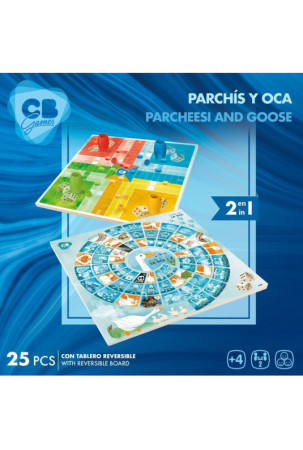 Parch ir Oca žaidimo lenta Colorbaby 25 x 1 x 25 cm (25 Dalys) (6 vnt.)