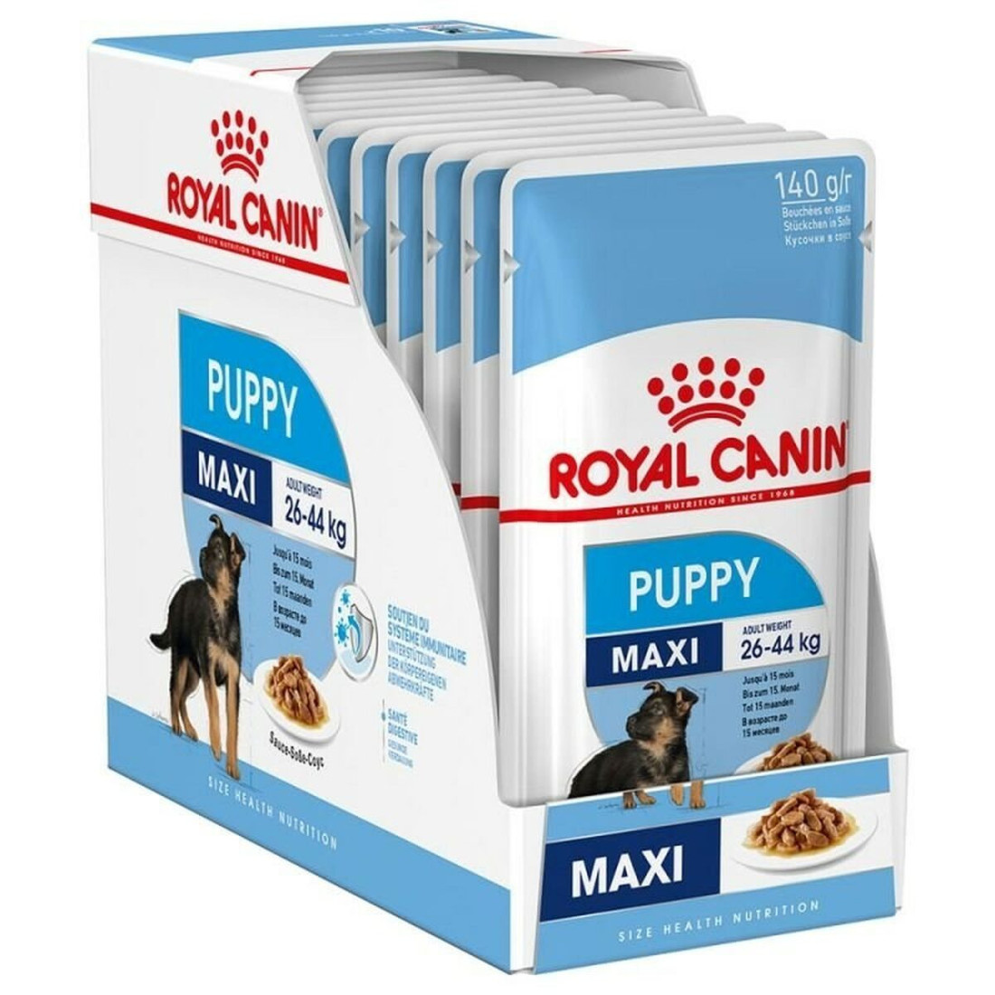 Šlapias maistas Royal Canin Maxi Puppy 10 x 140 g