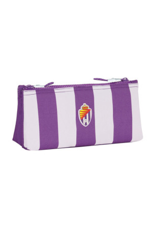 Mokyklinis higienos reikmenų krepšys Real Valladolid C.F. Purpurinė Sportas 22 x 10 x 8 cm