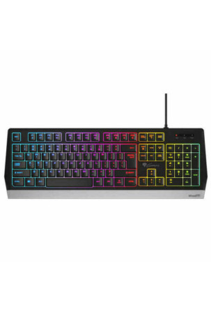 Žaidimų klaviatūra Natec RHOD 300 RGB QWERTY Juoda