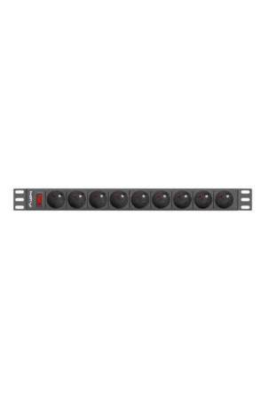 Grandinės plokštė Lanberg PDU-09E-0300-BK