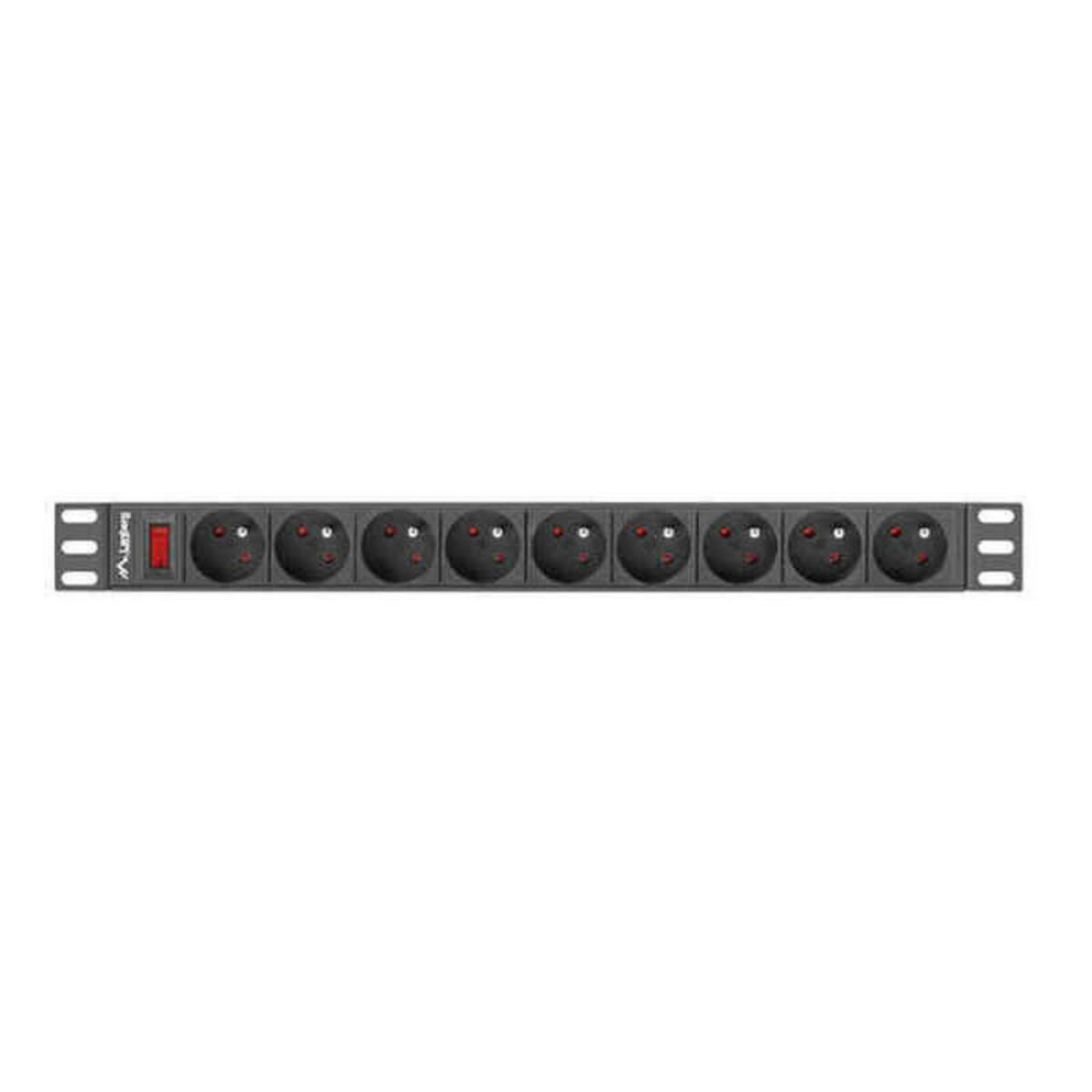 Grandinės plokštė Lanberg PDU-09E-0300-BK