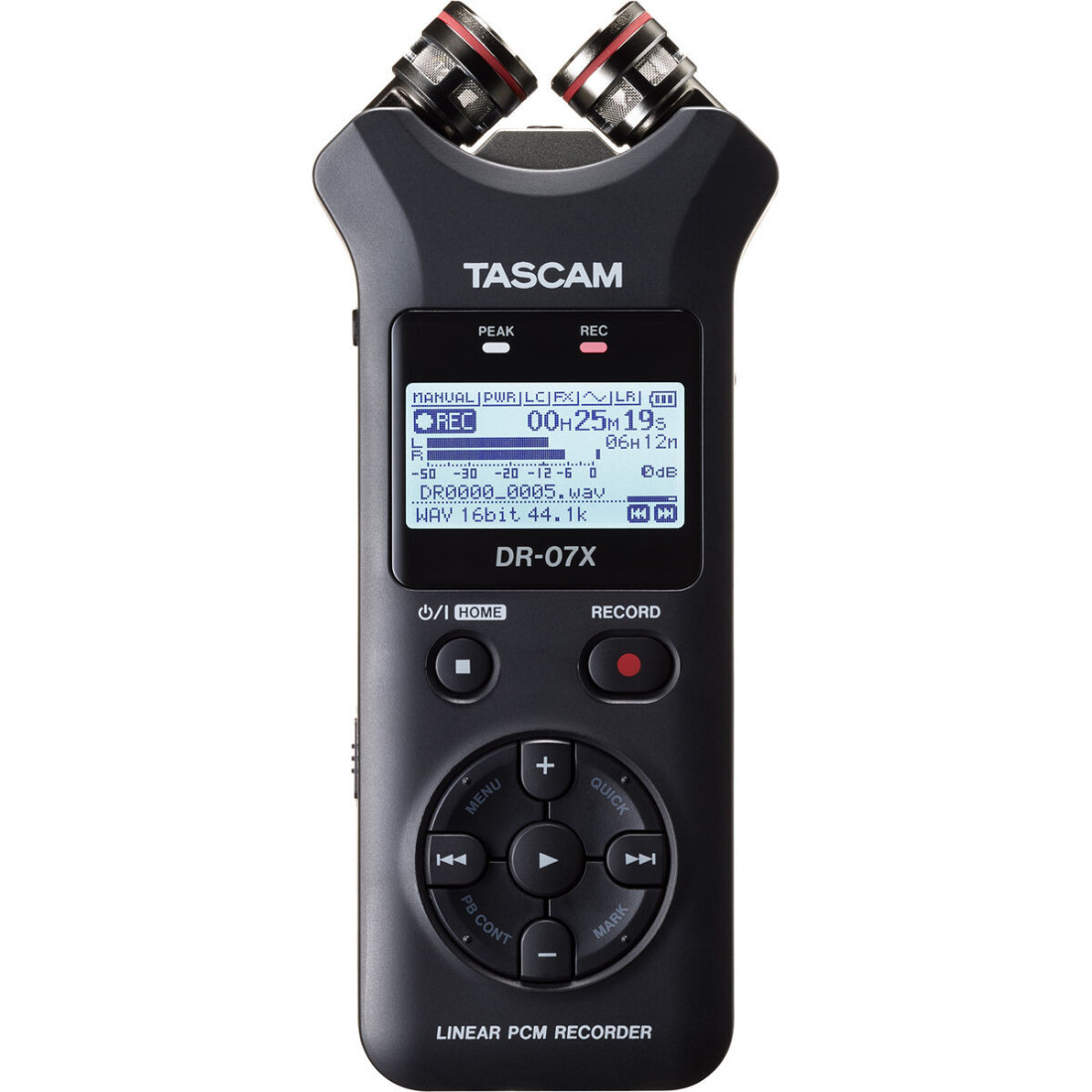 Grotuvas Tascam DR-07X Mėlyna Juoda