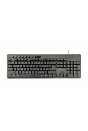 Klaviatūra ir pelė GEMBIRD KBS-UM-04 Juoda Monochrominis QWERTY Qwerty US