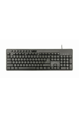 Klaviatūra ir pelė GEMBIRD KBS-UM-04 Juoda Monochrominis QWERTY Qwerty US