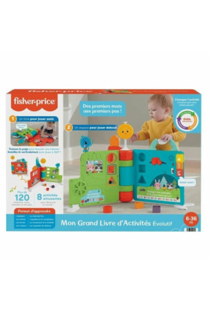 Kūdikio žaislas Fisher Price My Big Scalable Activity Book Plastmasinis 4 Dalys