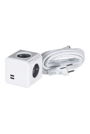 Kubiniai kištukai Allocacoc PowerCube Extended USB E(FR) (3 m)