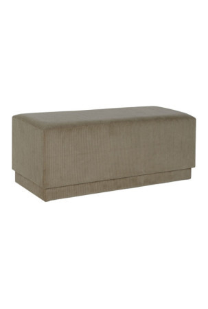 Taburetė DKD Home Decor Ruda Poliesteris Medžio MDF 100 x 40 x 40 cm