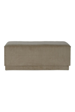 Taburetė DKD Home Decor Ruda Poliesteris Medžio MDF 100 x 40 x 40 cm