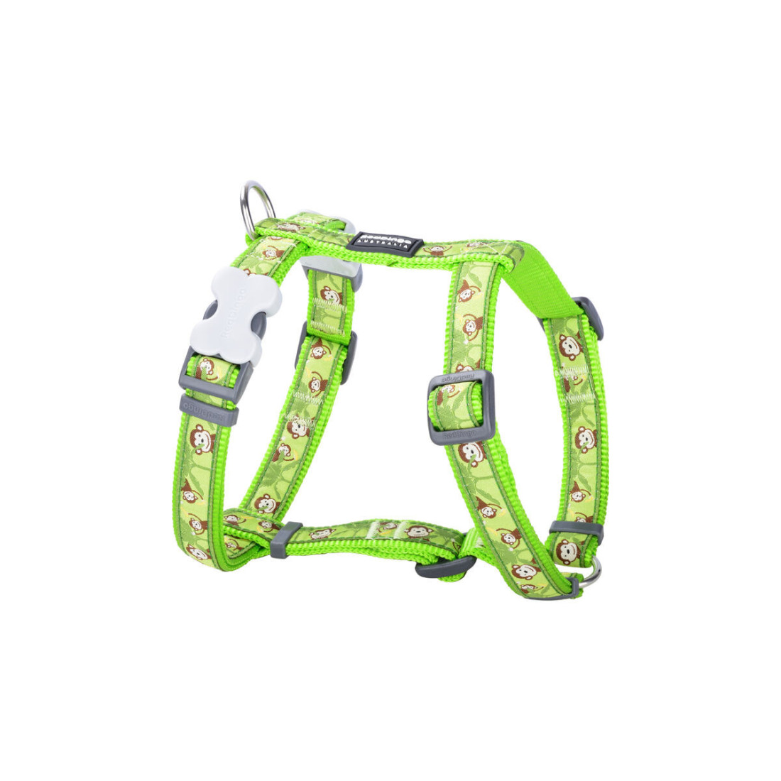 Šuns pakinktai Red Dingo STYLE MONKEY LIME GREEN 36-54 cm 30-48 cm