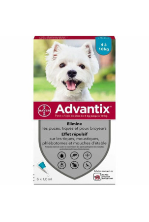 Anti-parazitai Advantix Šuo 4-10 kg 6 vnt.