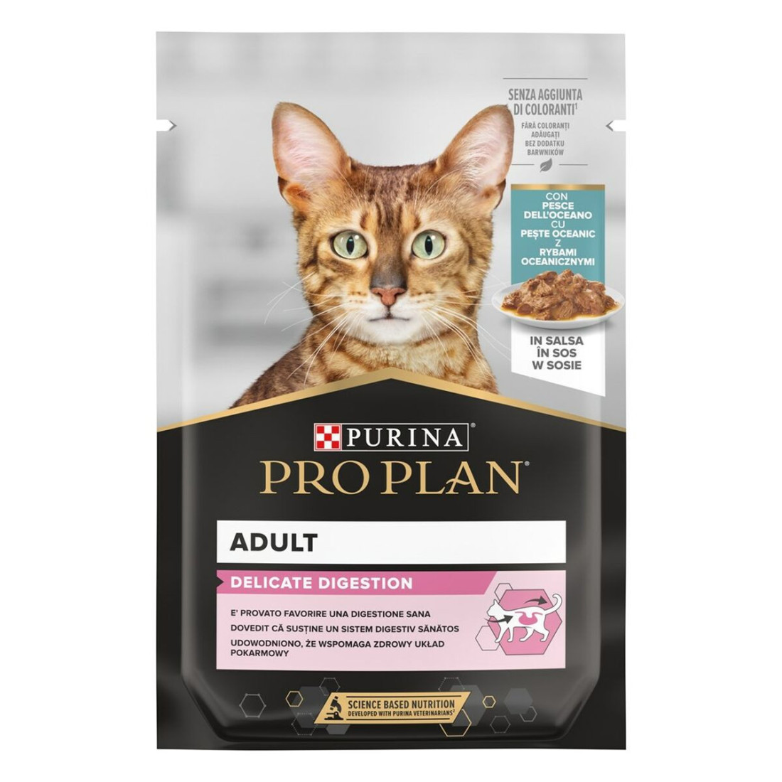 Kačių maistas Purina Pro Plan Delicate Turkija Žuvis 10 x 85 g