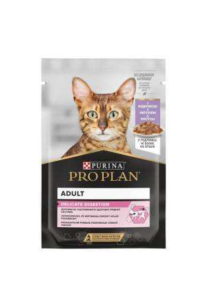 Kačių maistas Purina Pro Plan Delicate Turkija Žuvis 10 x 85 g