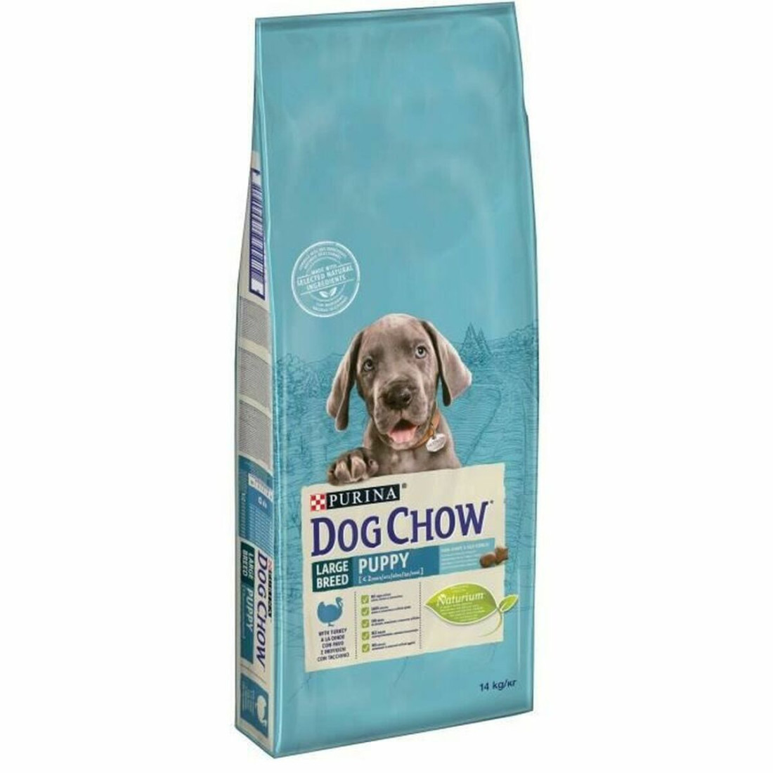 Pašarai Purina Dog Chow Puppy Large Vaikas / jaunėlis Turkija 14 Kg