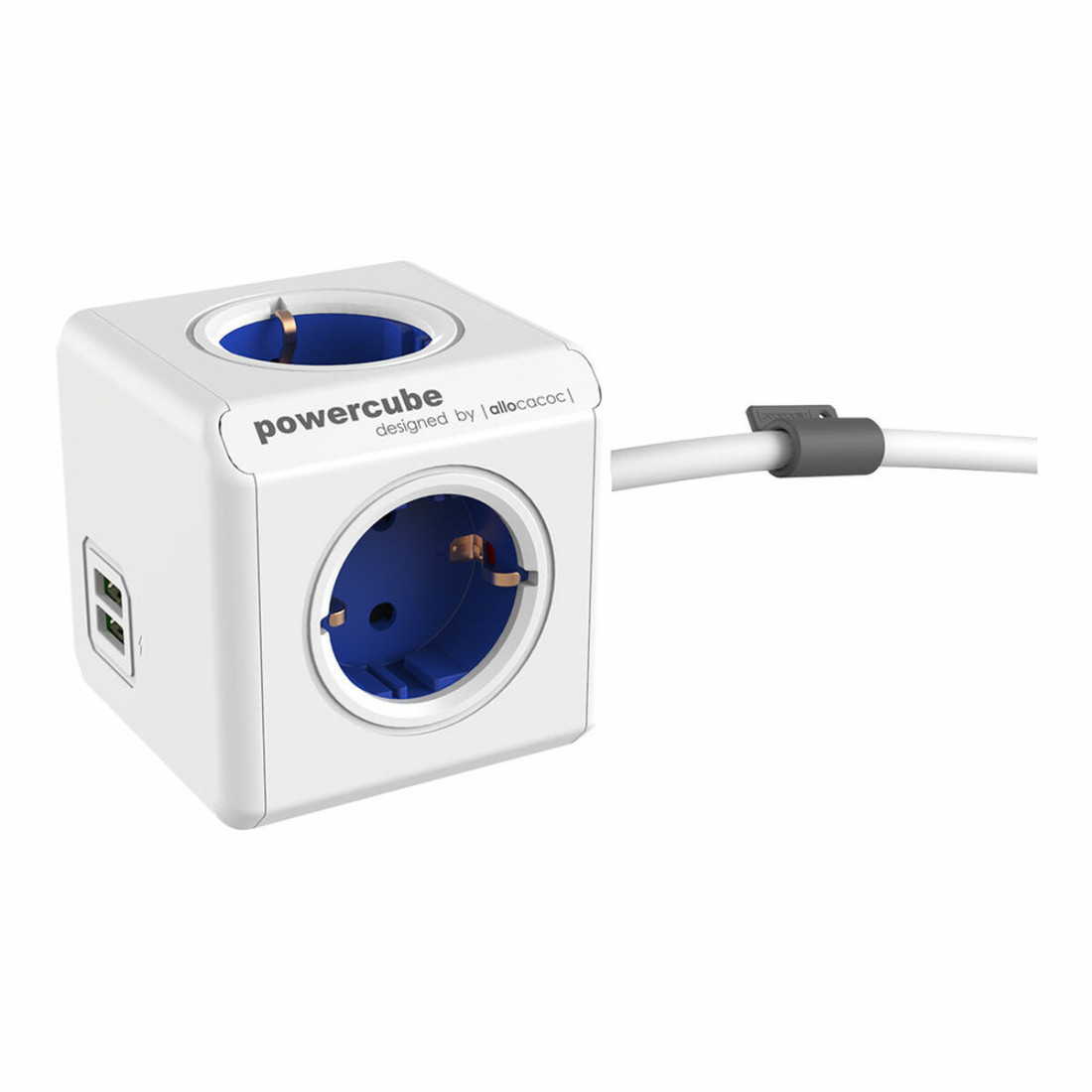 Kubiniai kištukai Allocacoc Powercube Extended 1402 USB 250 V 16 A 1,5 m