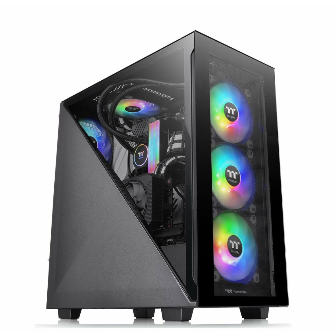 ATX korpusas THERMALTAKE Divider 300 TG ARGB Juoda