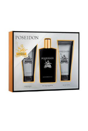 Vyriškų kvepalų rinkinys Poseidon EDT Gold Ocean 3 Dalys