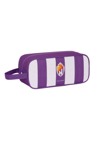 Kelioninis šlepečių laikiklis Real Valladolid C.F. Balta Purpurinė 34 x 15 x 14 cm