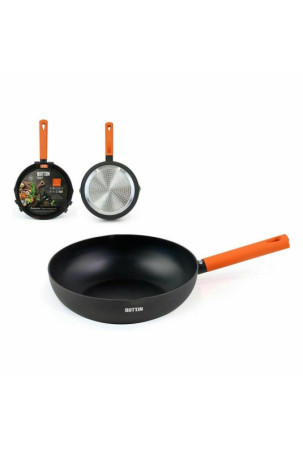 Wok keptuvė Quttin Gastro Juoda Oranžinė 47 x 29 x 8 cm (6 vnt.)