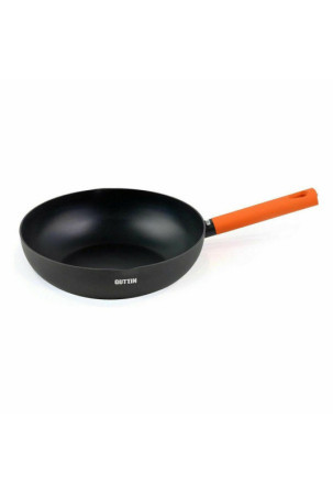 Wok keptuvė Quttin Gastro Juoda Oranžinė 47 x 29 x 8 cm (6 vnt.)