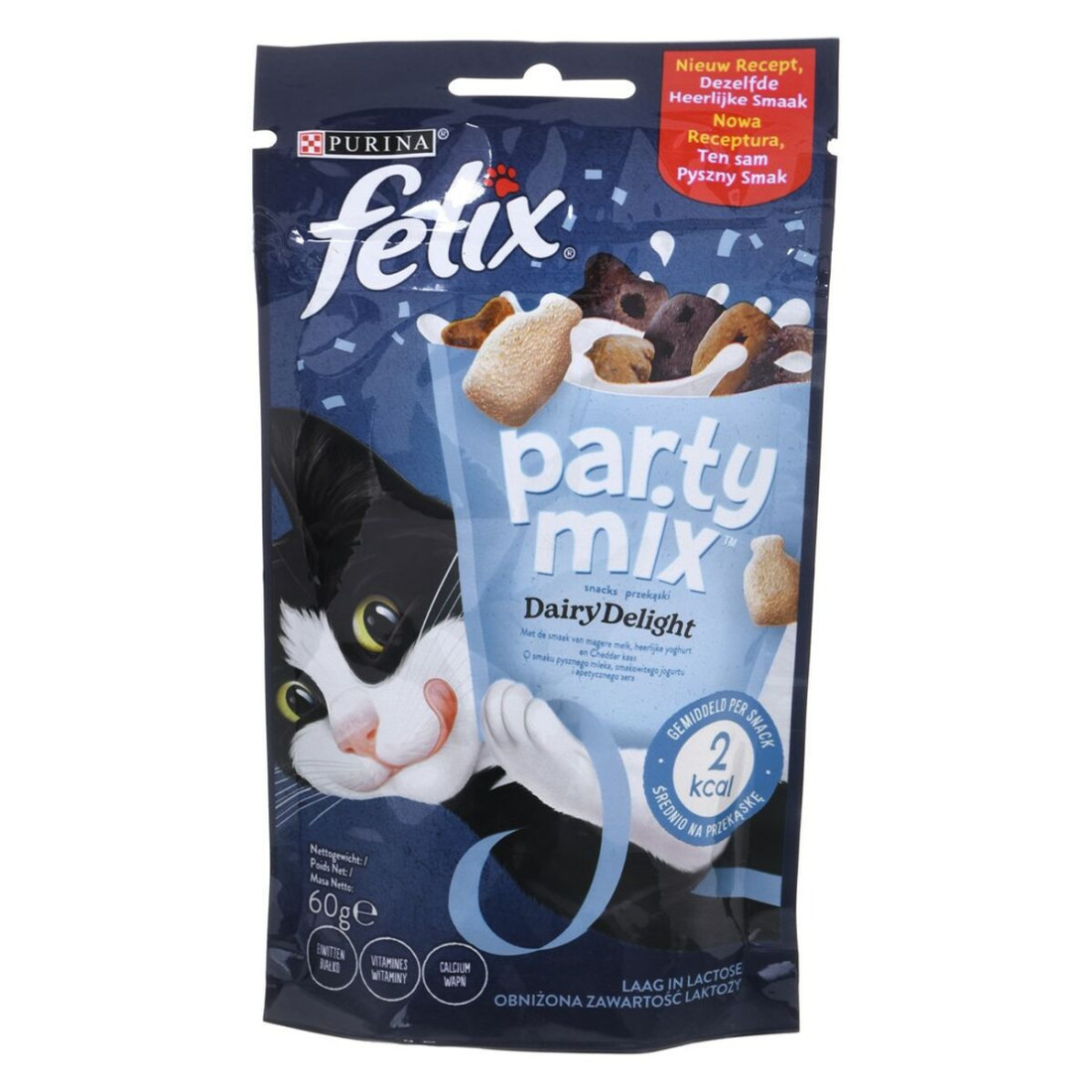 Kačių maistas Purina Party Mix Dairy Delight Mėsa 60 g