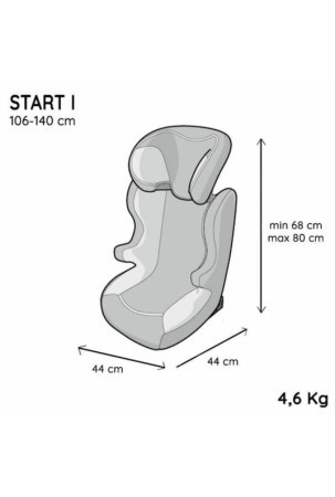 Automobilinė Kėdė Nania NANIA START I Žirafa II (15-25 kg) III (22 - 36 kg)