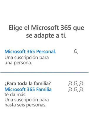 Valdymo programinė įranga Microsoft Microsoft 365 Personal