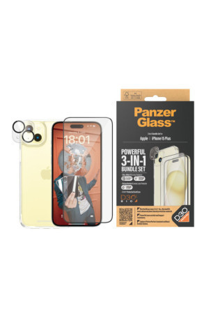 Mobiliojo telefono ekrano apsauga Panzer Glass B1174+2811 Apple iPhone 15 Plus