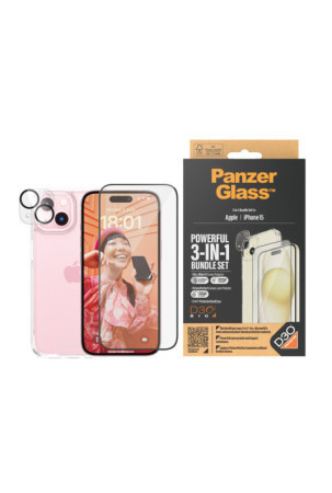 Mobiliojo telefono ekrano apsauga Panzer Glass B1172+2809 Apple iPhone 15