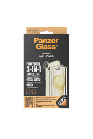 Mobiliojo telefono ekrano apsauga Panzer Glass B1172+2809 Apple iPhone 15