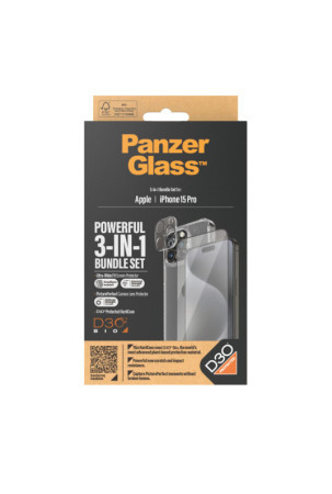 Mobiliojo telefono ekrano apsauga Panzer Glass B1173+2810 Apple iPhone 15 Pro