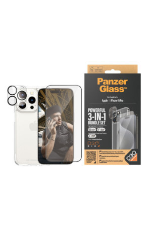 Mobiliojo telefono ekrano apsauga Panzer Glass B1173+2810 Apple iPhone 15 Pro