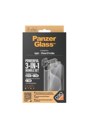 Mobiliojo telefono ekrano apsauga Panzer Glass B1175+2812 Apple iPhone 15 Pro Max