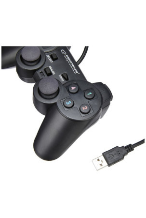 Žaidimų valdiklis Esperanza EG102 USB 2.0 Juoda PC PlayStation 3