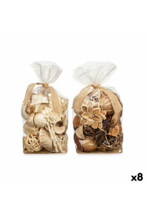 Decorative Potpourri Balta Ruda 19 x 40 x 14 cm (8 vnt.)