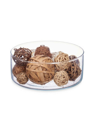 Set of Decorative Balls Balta Ruda (12 vnt.)