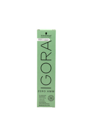 Ilgalaikiai dažai Schwarzkopf Igora Zero Amm Juoda Nº 1-0 60 ml