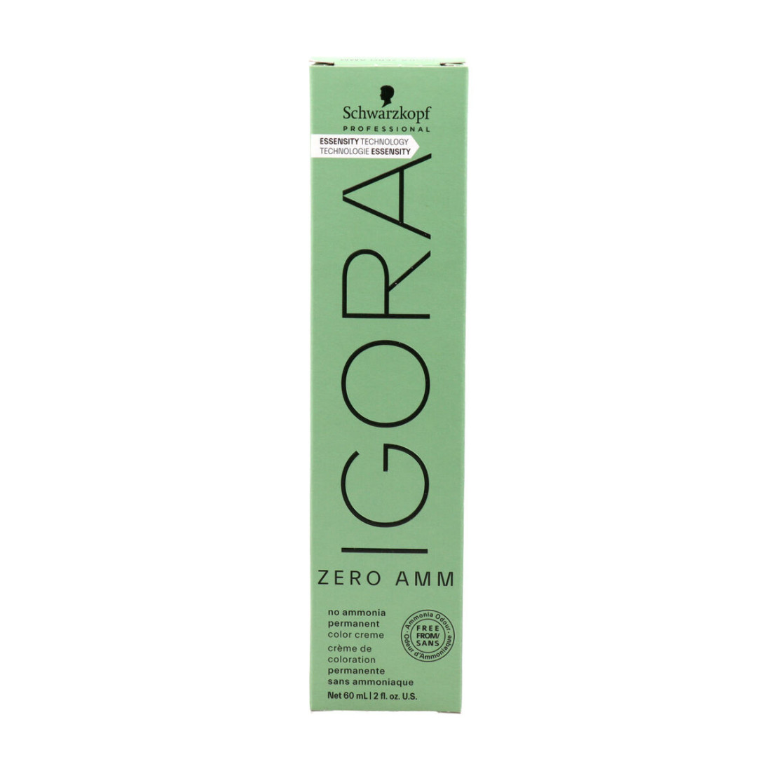 Ilgalaikiai dažai Schwarzkopf Igora Zero Amm Juoda Nº 1-0 60 ml