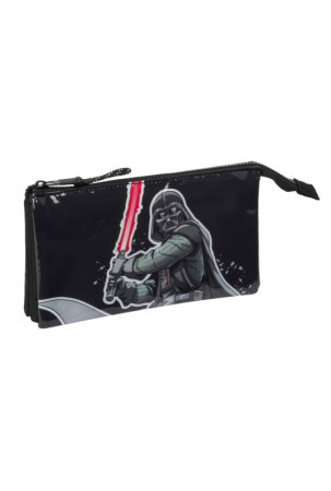 Dvigubas penalas Star Wars The fighter Juoda 22 x 12 x 3 cm