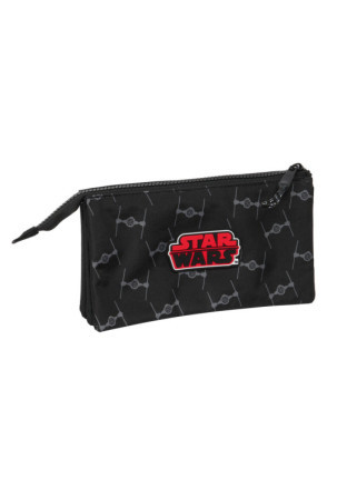 Dvigubas penalas Star Wars The fighter Juoda 22 x 12 x 3 cm