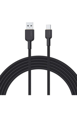 Kabelis USB-C į USB Aukey CB-NAC1 Juoda 1 m