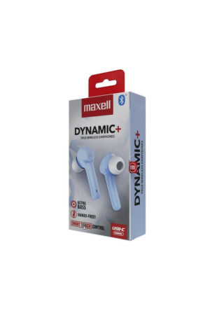 Ausinės su mikrofonu Maxell Dynamic+ Mėlyna