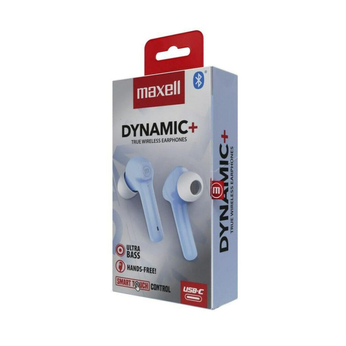 Ausinės su mikrofonu Maxell Dynamic+ Mėlyna