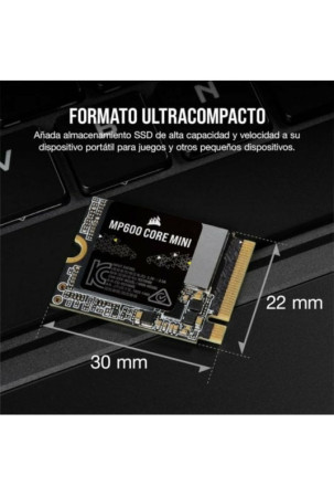 Kietasis diskas Corsair Force MP600 CORE MINI 2 TB 2 TB SSD