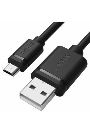 Kabelis USB į mikro USB Unitek Y-C435GBK Juoda 3 m